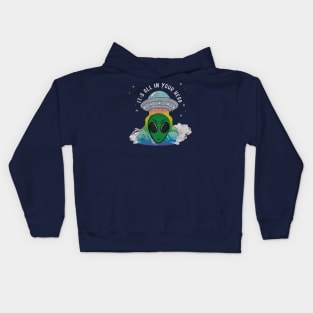 Alien Abduction Kids Hoodie